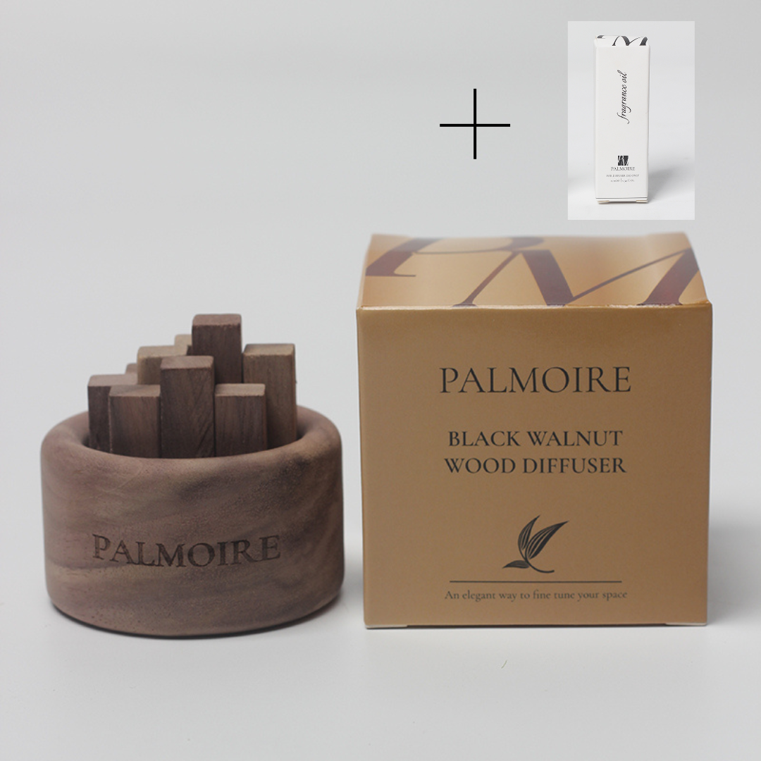 Wood Diffuser - Black Walnut Wood-5