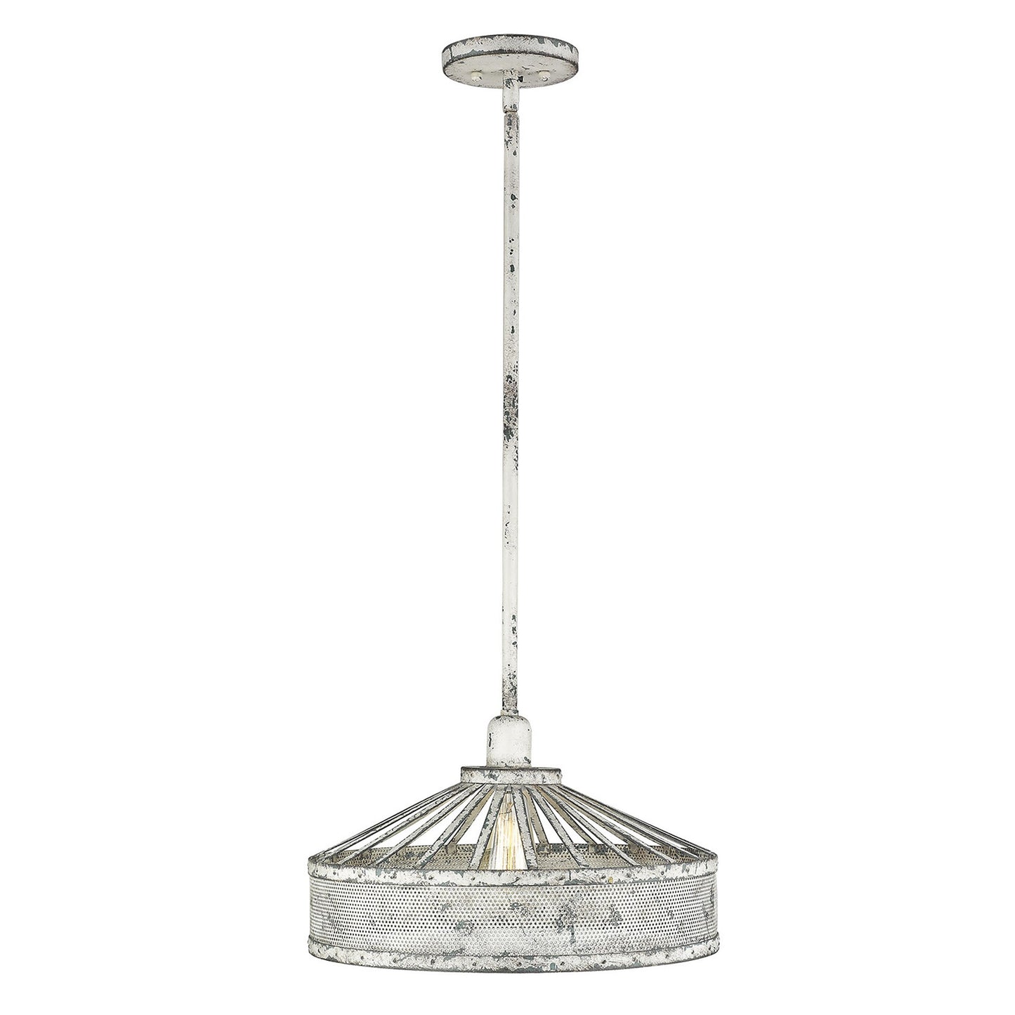 Iris 1-Light Aged Ivory Pendant-3