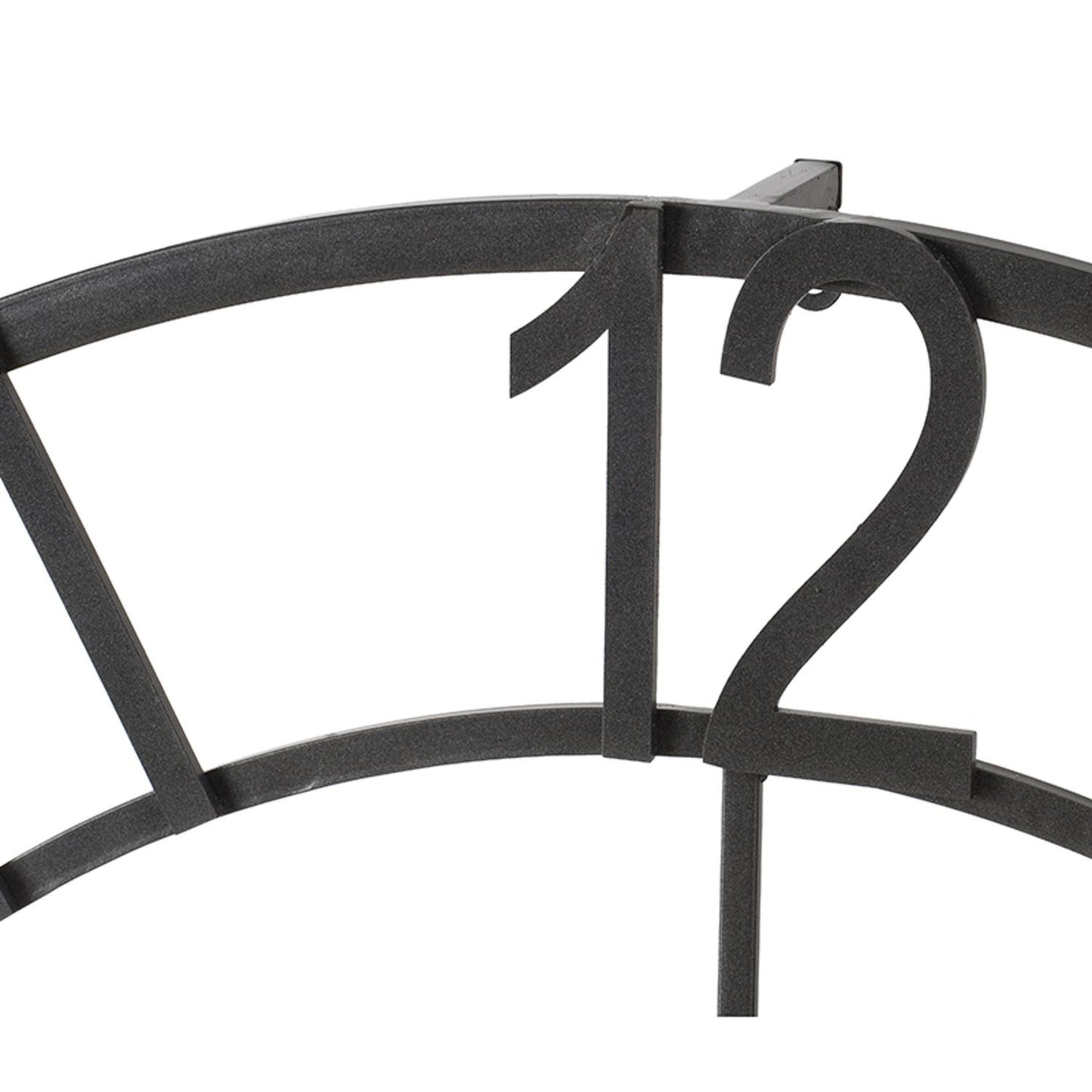 Round Decorative Gear Iron Wall Clock-4