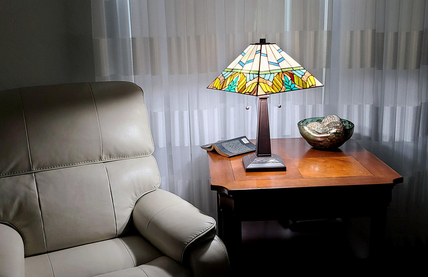 Dark Brown Metal Two Light Candlestick Table Lamp with White Shade-8