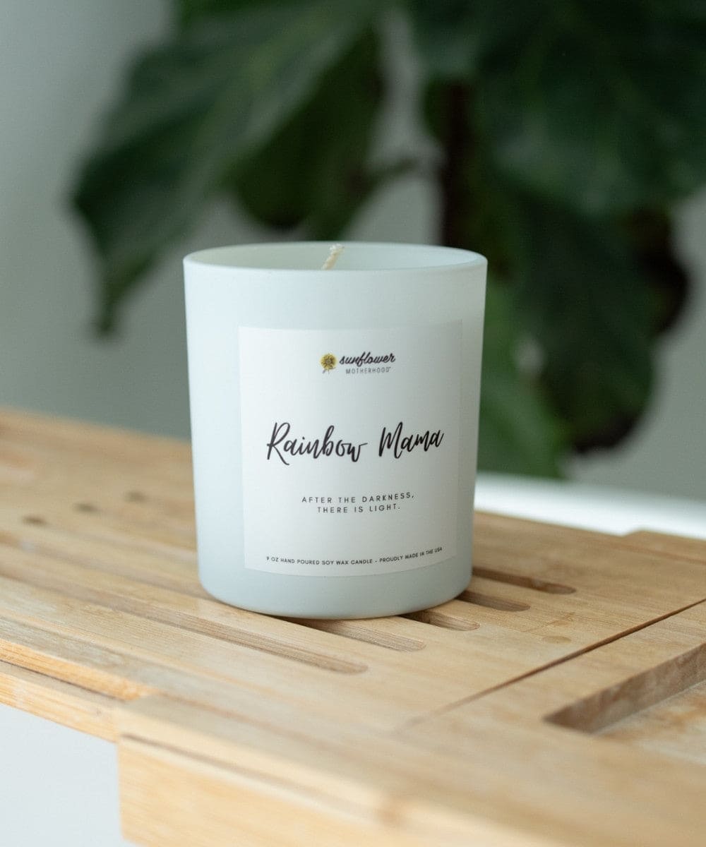 Rainbow Mama Pregnancy Loss Candle-3