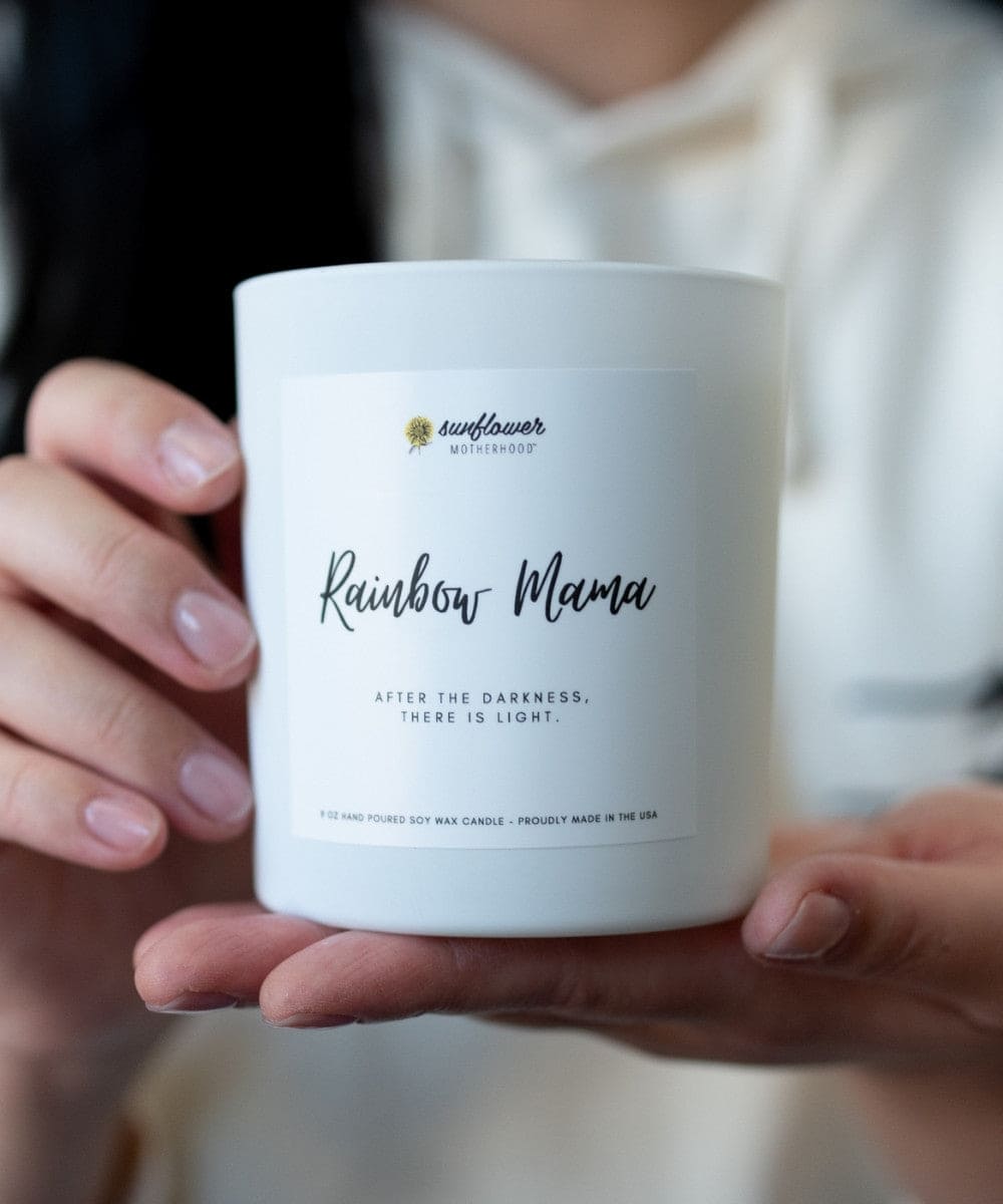 Rainbow Mama Pregnancy Loss Candle-1