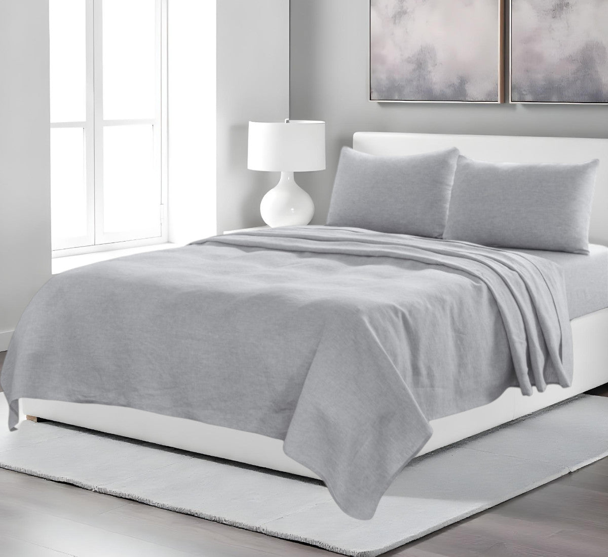 Four Piece Cloud Linen Sheet Set-1