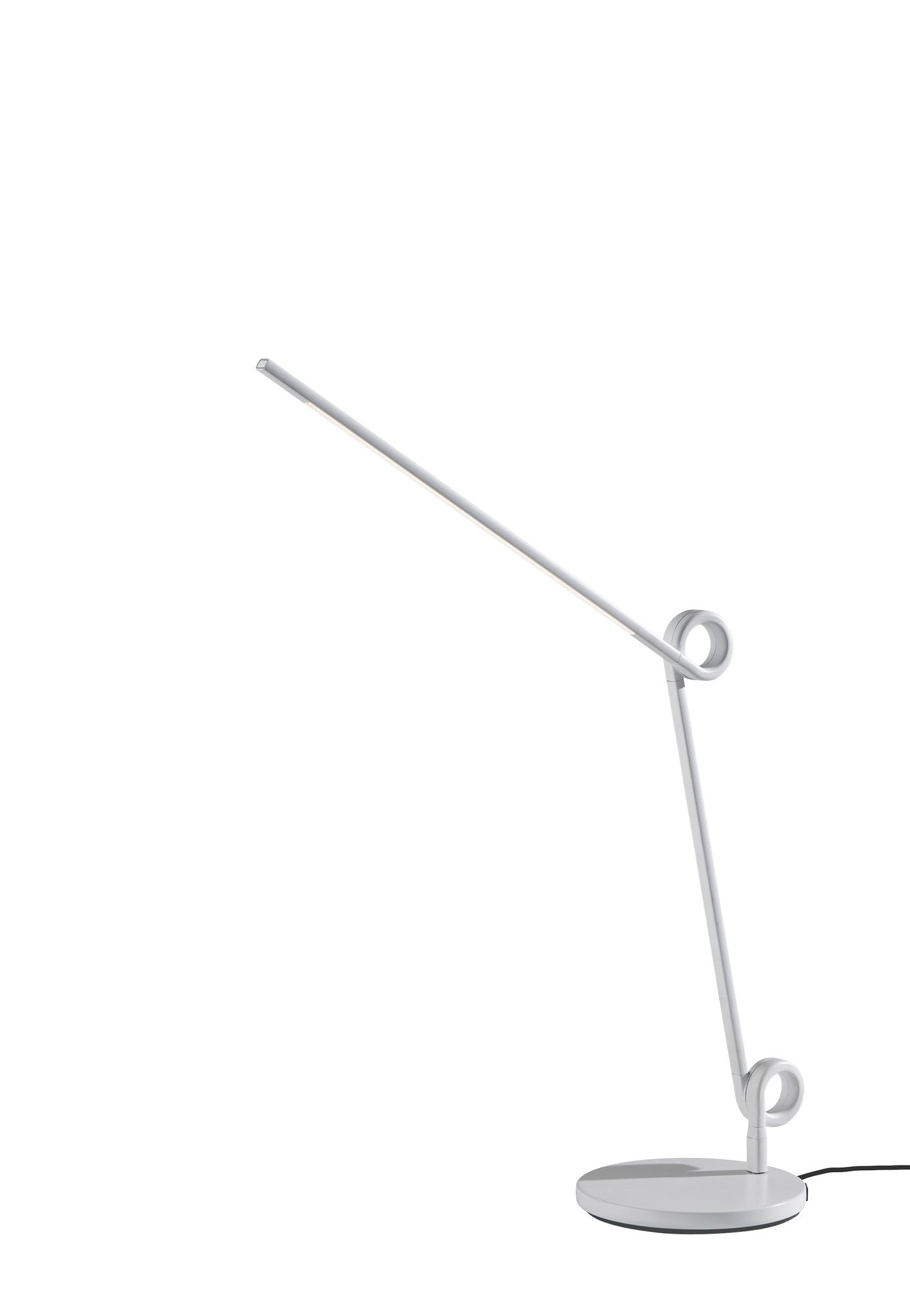 35" White Metal Novelty Desk Table Lamp-1