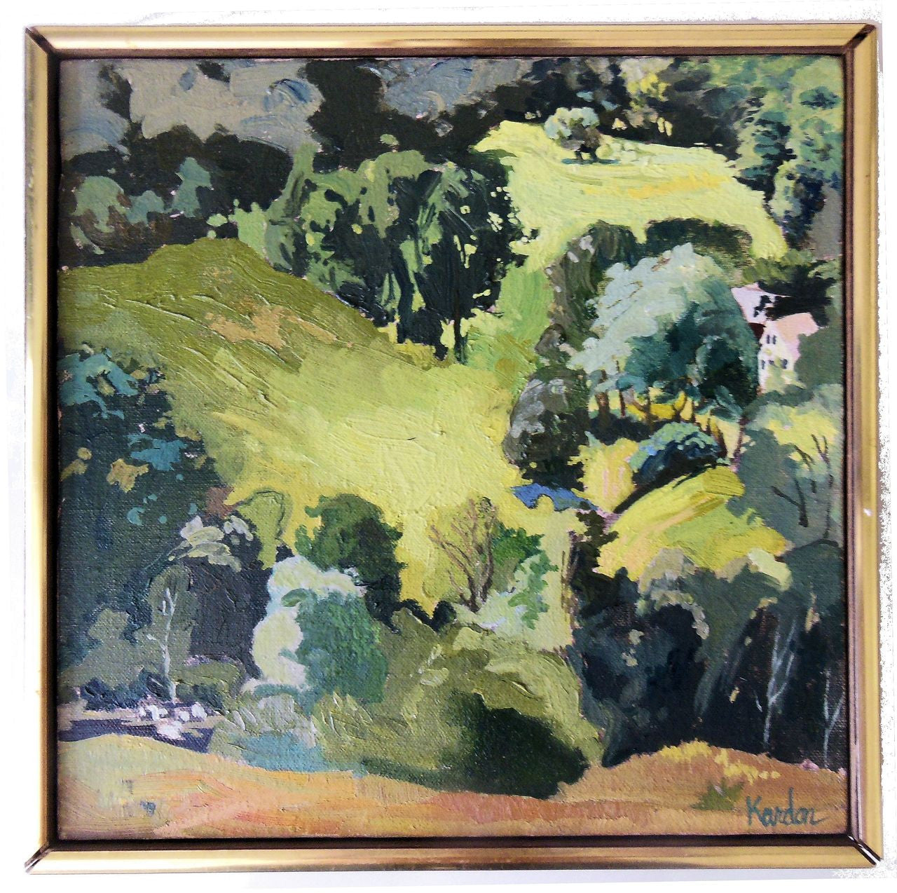 Carol Kardon, Landscape Oil on canvas. Title unknown