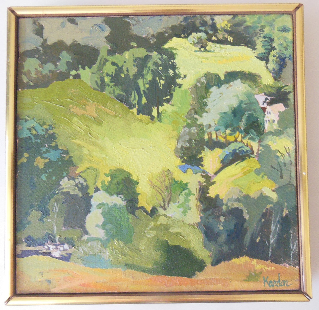 Carol Kardon, Landscape Oil on canvas. Title unknown