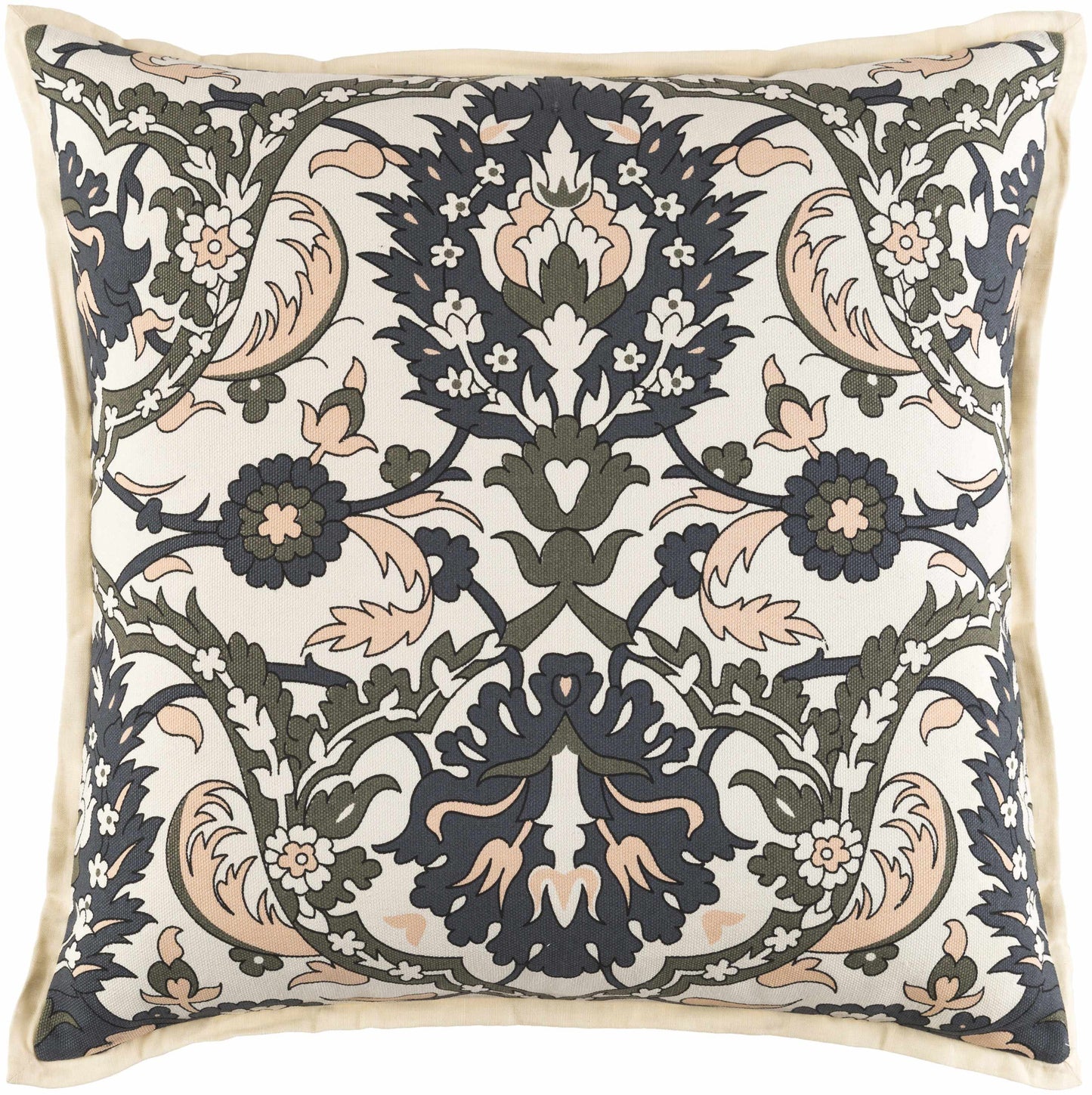 Giffnock Floral Peach Accent Pillow - Clearance-0