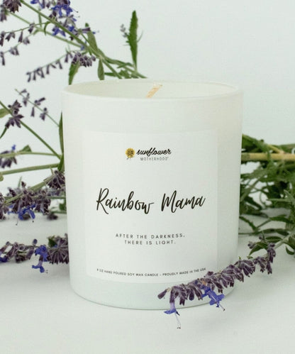Rainbow Mama Pregnancy Loss Candle-2