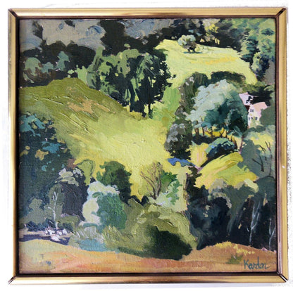 Carol Kardon, Landscape Oil on canvas. Title unknown
