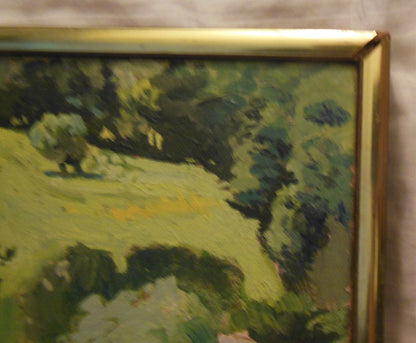 Carol Kardon, Landscape Oil on canvas. Title unknown