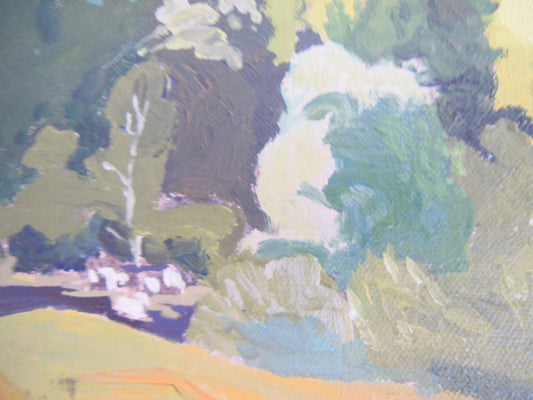Carol Kardon, Landscape Oil on canvas. Title unknown