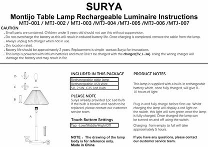 Weerestein Cream Table Lamp-4