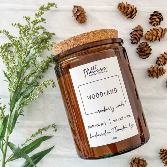 Woodland Cranberry Woods Soy Candle-0