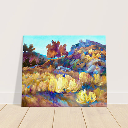 "Rock Ridge" Landscape I 20x24 inch Canvas Art Print I Original Artwork by American Artist Barbara Cleary